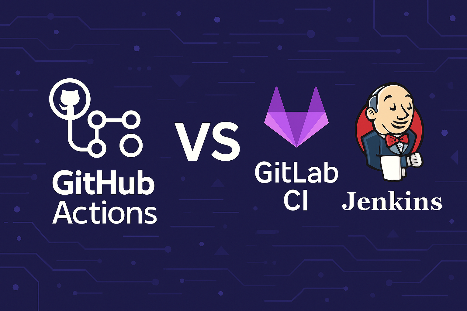 GitHub Actions vs GitLab CI vs Jenkins (2025): The Ultimate CI/CD Comparison
